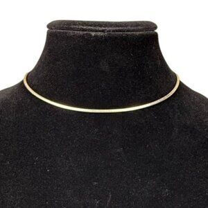 Sterling Silver Italy Womens Snake Chain Necklace Adjustable Lobster Clasp